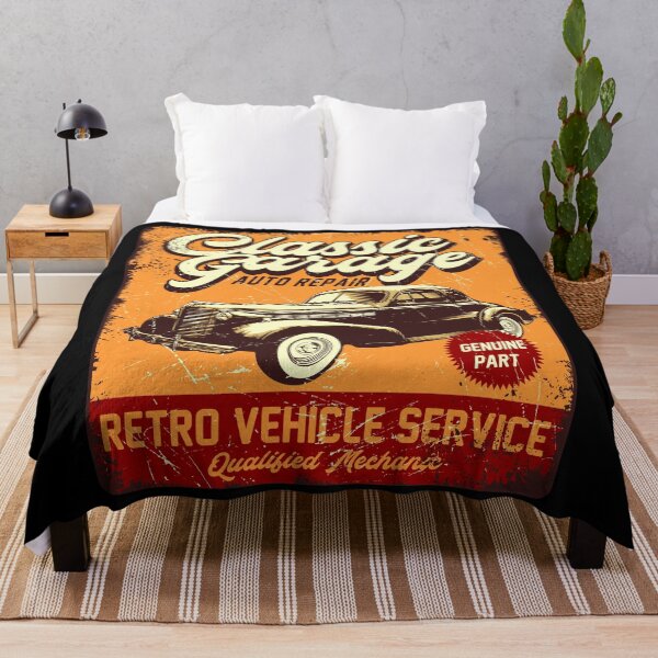 Item preview, Classic Car Garage Auto Repair Vintage Sign designed and sold by Vector Scout Lab.