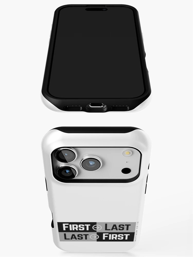 Thumbnail 3 of 4, iPhone Case, First Last First designed and sold by OneWordDesign.