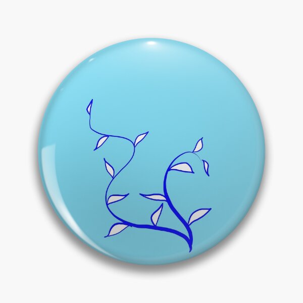 Item preview, Blue&white simple leaves designed and sold by Chino20.