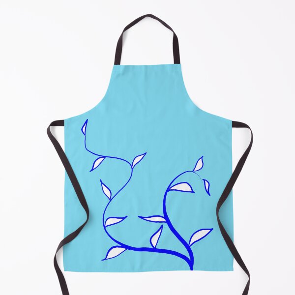 Item preview, Blue&white simple leaves designed and sold by Chino20.