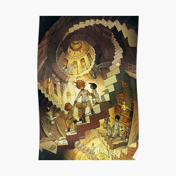 Stairs In The Promised Neverland Poster