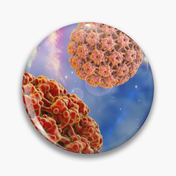 Item preview, Human Papillomaviruses on space background designed and sold by Kateryna Kon.