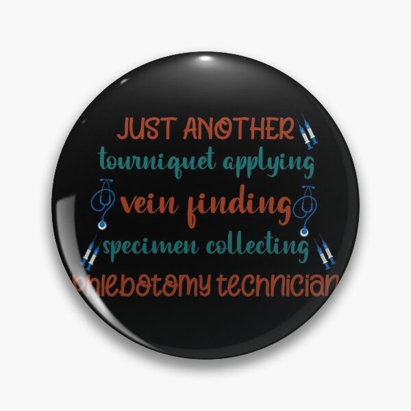 Item preview, Funny Retro Vintage Phlebotomy Tech Technician designed and sold by jcorres.