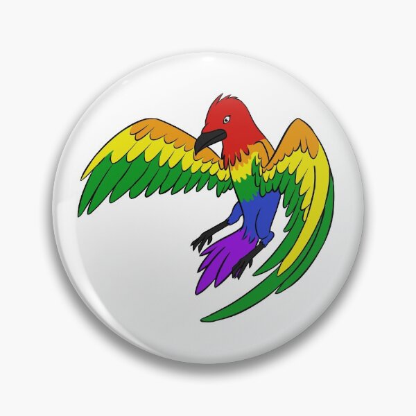 Item preview, Pride bird designed and sold by Blackoutsentine.