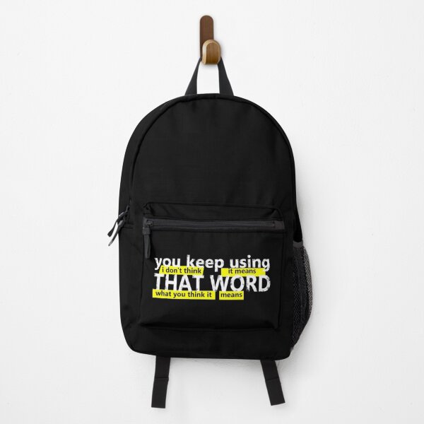 Item preview, You keep using that word Funny Meme 2020 - White Text  designed and sold by Art-Tease.