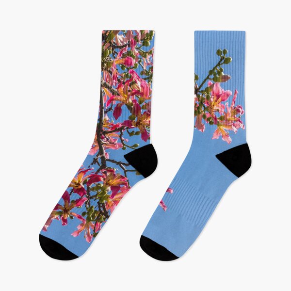 Item preview, Exotic Flowers - Silk Floss Tree Ceiba Speciosa Blooming Branches designed and sold by Georgia Mizuleva.