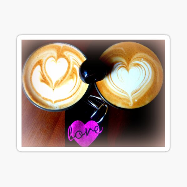Coffee with LOVE Sticker