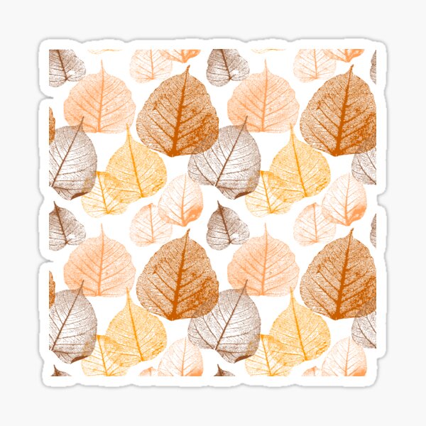 All the Autumn Leaves Sticker