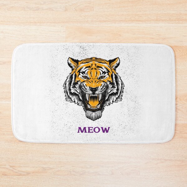 Item preview, Fierce Yellow Tiger Growling, "Meow" designed and sold by tepalistings.