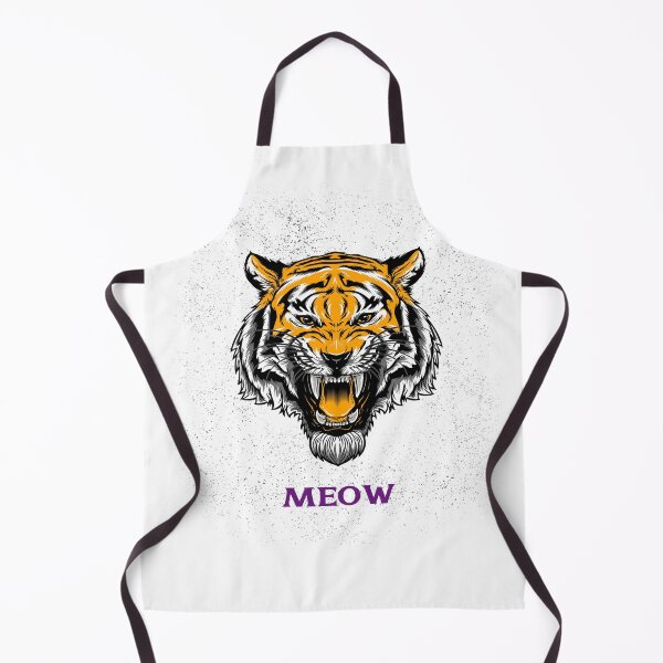 Item preview, Fierce Yellow Tiger Growling, "Meow" designed and sold by tepalistings.