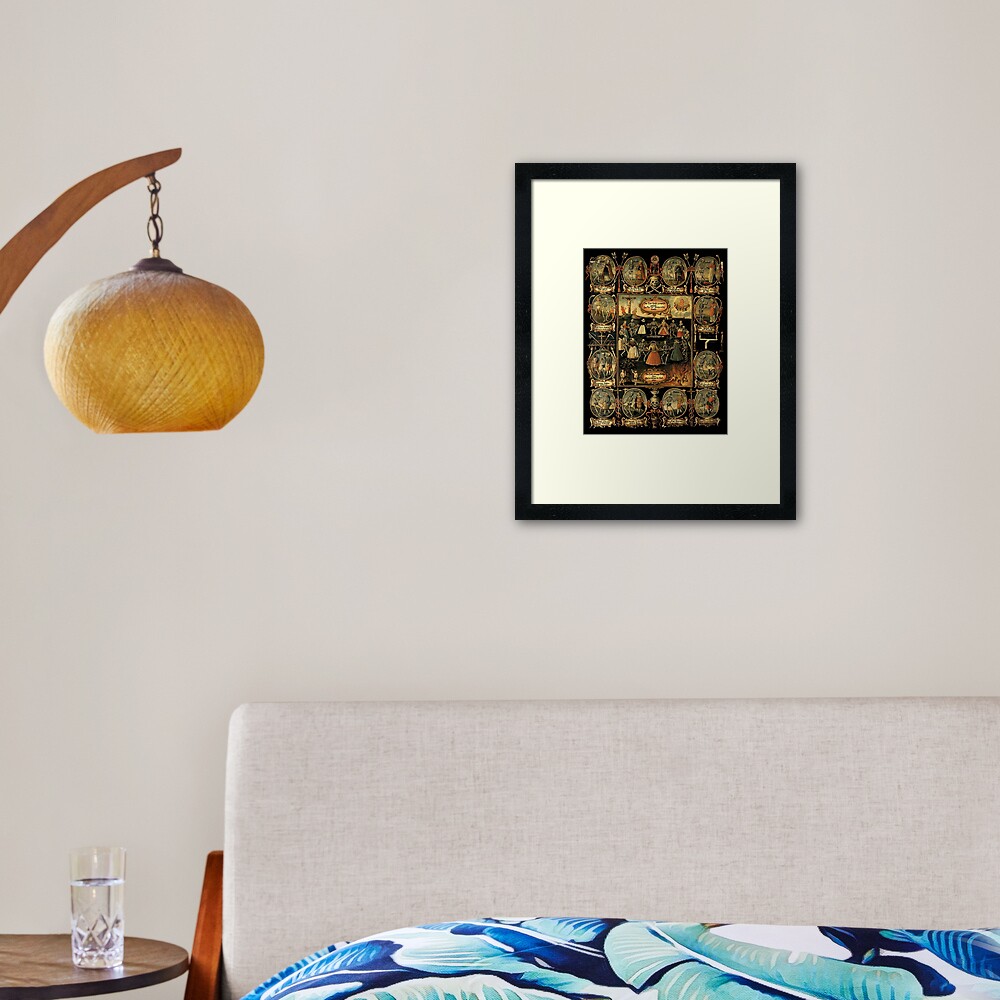 Dance of Death Framed Art Print