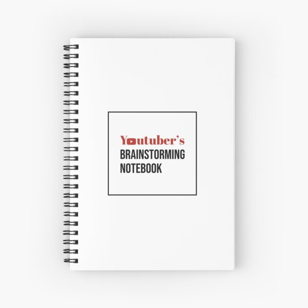 Item preview, Youtuber's Brainstorming Notebook designed and sold by dattaraj.