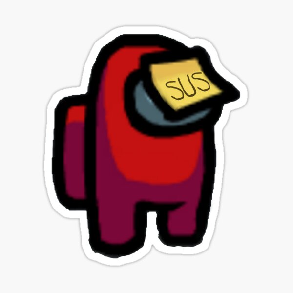 Red Sus Stickers Redbubble