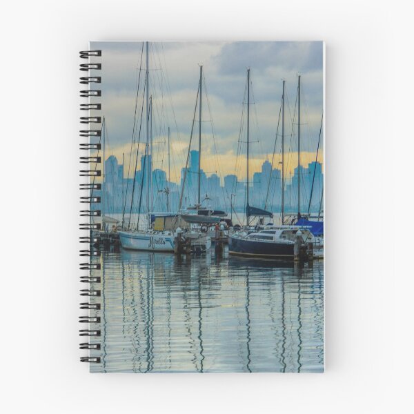 Item preview, Sail Masts and the Melbourne Skyline - Williamstown, Victoria designed and sold by Steven Jodoin.