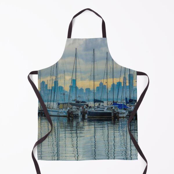 Item preview, Sail Masts and the Melbourne Skyline - Williamstown, Victoria designed and sold by Steven Jodoin.
