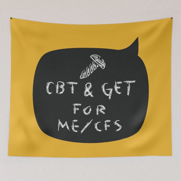Item preview, Screw CBT & GET for ME/CFS - chalkboard designed and sold by uncutcreations.