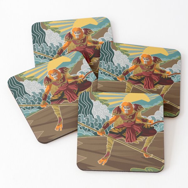Item preview, Sun Wukong the monkey king chinese mythology warrior tale designed and sold by matintheworld ( delcarmat ).
