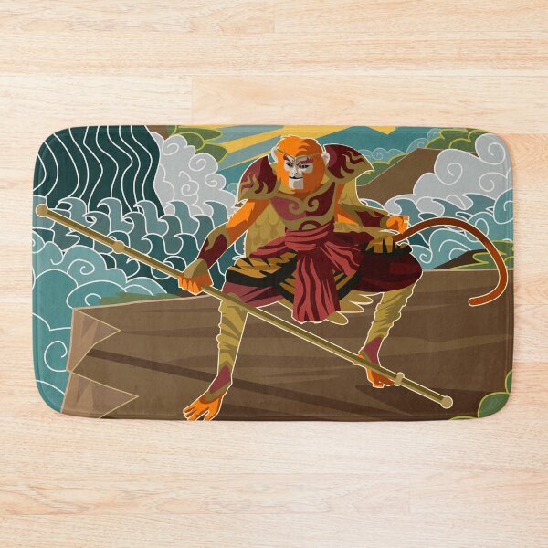 Item preview, Sun Wukong the monkey king chinese mythology warrior tale designed and sold by matintheworld ( delcarmat ).