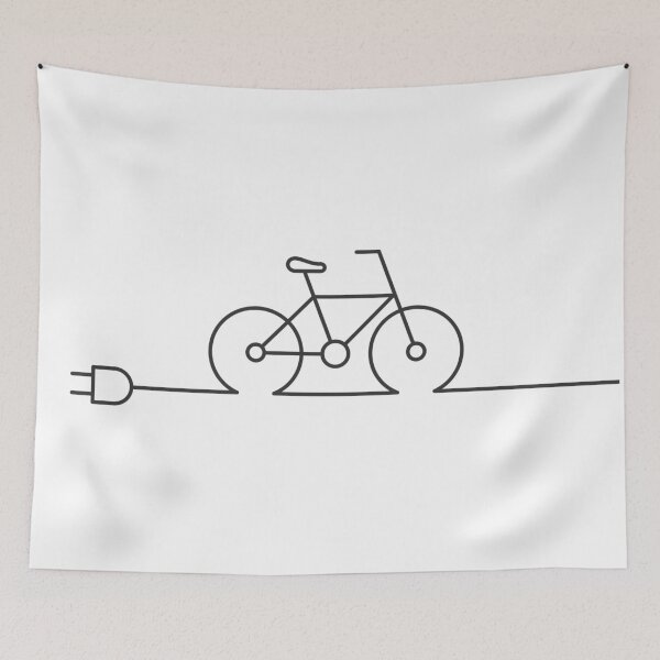 Item preview, Electric bicycle with a plug designed and sold by TashaVector.