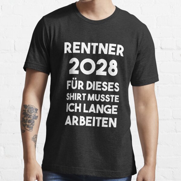 Neu Ich bin im Ruhestandd Rentner Rente-Pension 2021 Geschenk Premium T-Shirt 