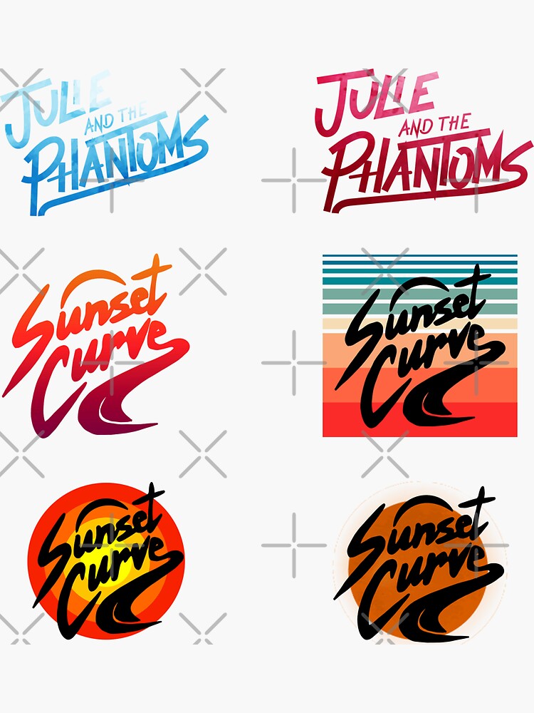 julie and the phantoms sunset curve logo