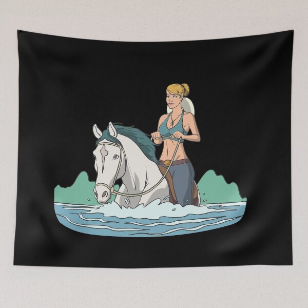 Item preview, Riding on horse back through water designed and sold by Monkey Ful.