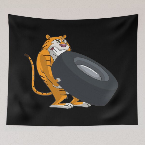 Item preview, Strong weightlifter with truck tire designed and sold by Monkey Ful.