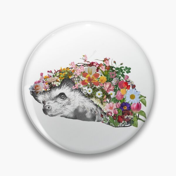Artikelvorschau, Blumenmuster des afrikanischen Pigmy-Igels entworfen und verkauft von Laura Fernandez Calzada.