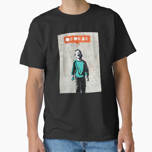 Item preview, Sin seguidores Banksy Street Art Sin amigos designed and sold by WE-ARE-BANKSY.