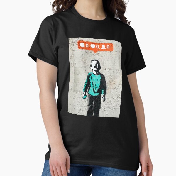 Item preview, Sin seguidores Banksy Street Art Sin amigos designed and sold by WE-ARE-BANKSY.