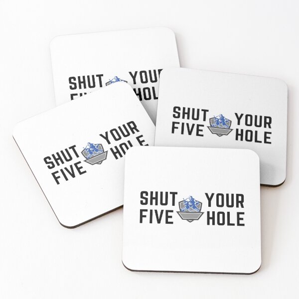 Item preview, SHUT YOUR FIVE HOLE designed and sold by LandOfSmile.