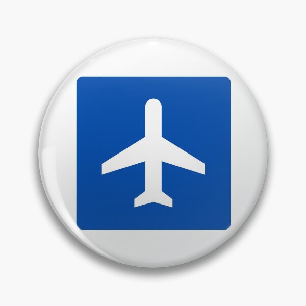 Item preview, Blue Airport Sign designed and sold by jetmike.