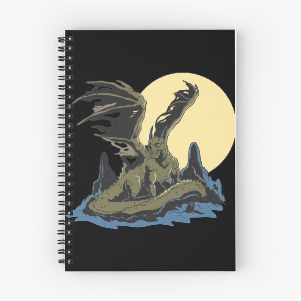 Item preview, Wild dragon in front of the moon designed and sold by Monkey Ful.