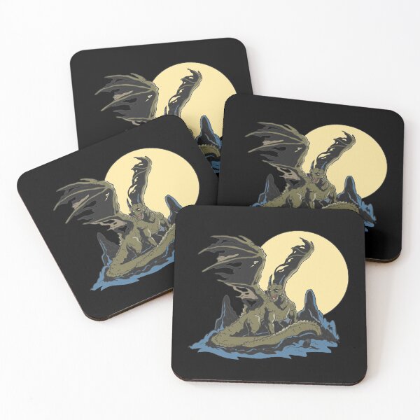 Item preview, Wild dragon in front of the moon designed and sold by Monkey Ful.