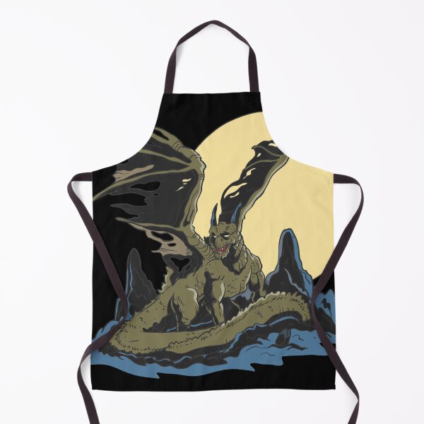 Item preview, Wild dragon in front of the moon designed and sold by Monkey Ful.
