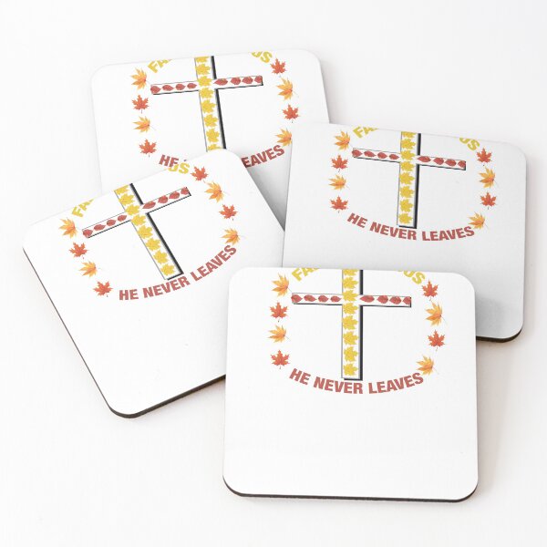 Item preview, Copy of Fall for Jesus, He never leaves: Funny Christian design for Fall and Jesus lovers designed and sold by fajali master.