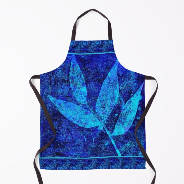 Item preview, Leaf Square in Blue designed and sold by Heatherian.