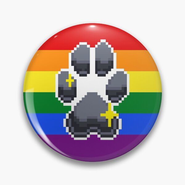 Item preview, Pixel Paw Homosexual Sparkle designed and sold by CorruptedFox.