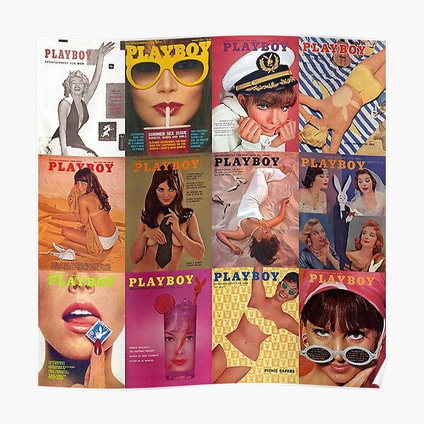 PLAYBOY COLLAGE Poster
