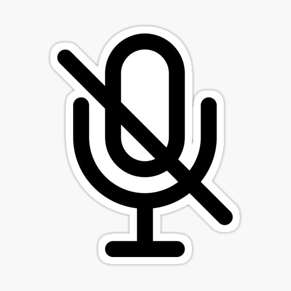 you are on mute Sticker