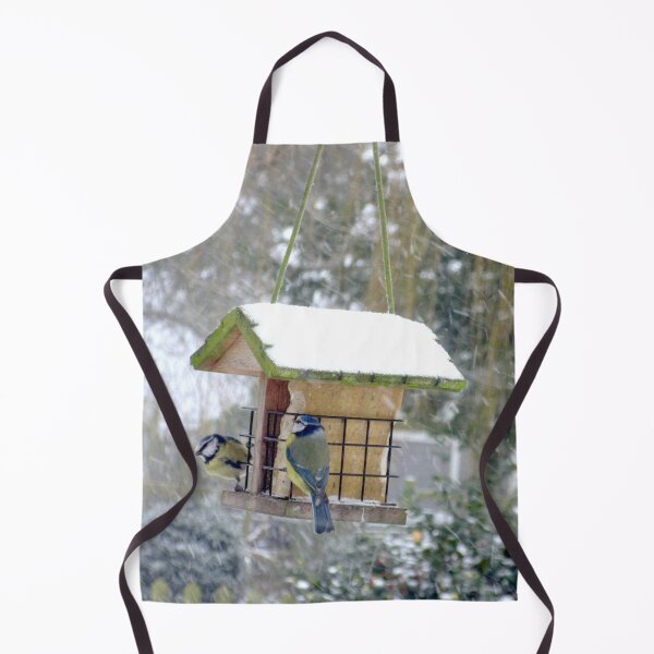 Item preview, Two birds on a feeder in the snow designed and sold by Atty123.