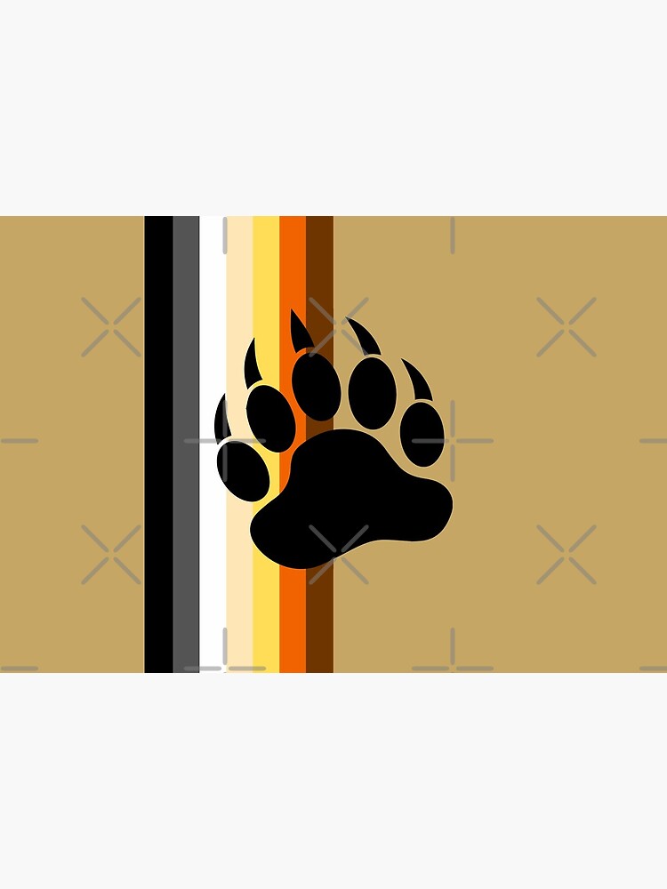 Gay Bear Bandera Garra Vertical de achoprop