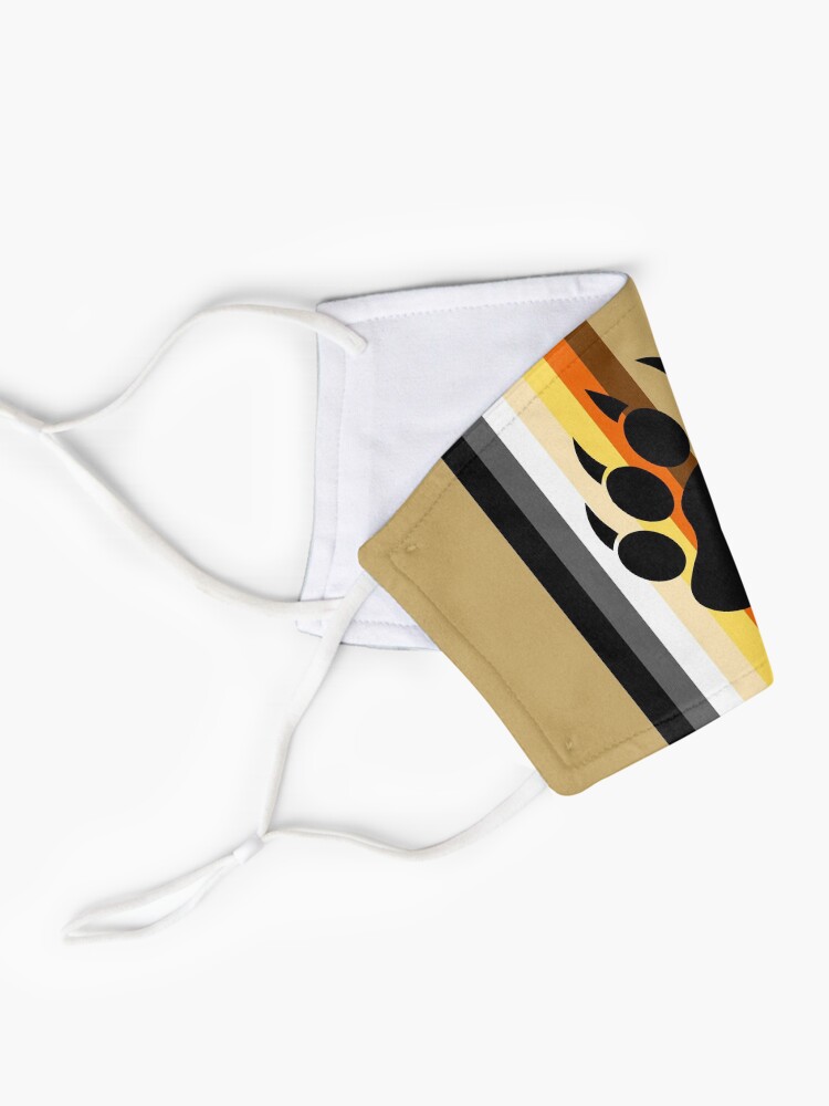 Vista alternativa de Mascarilla Gay Bear Bandera Garra Vertical