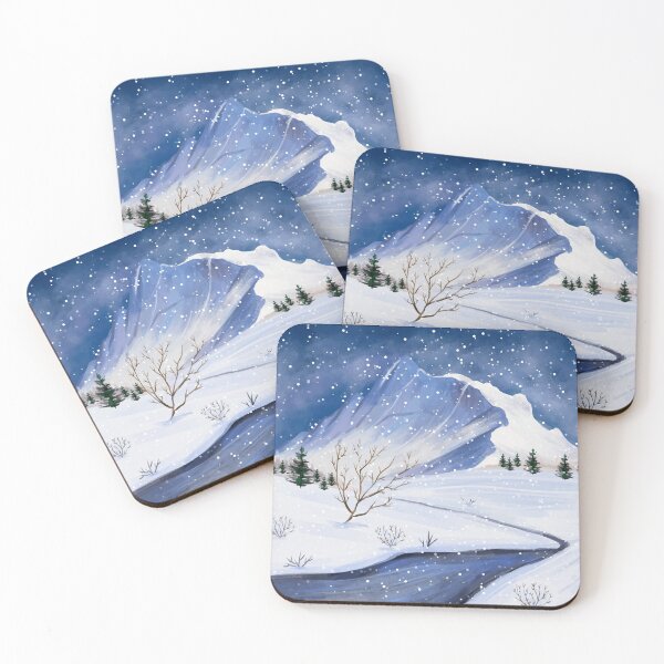 Item preview, Watercolor Winter Landscape designed and sold by della95.
