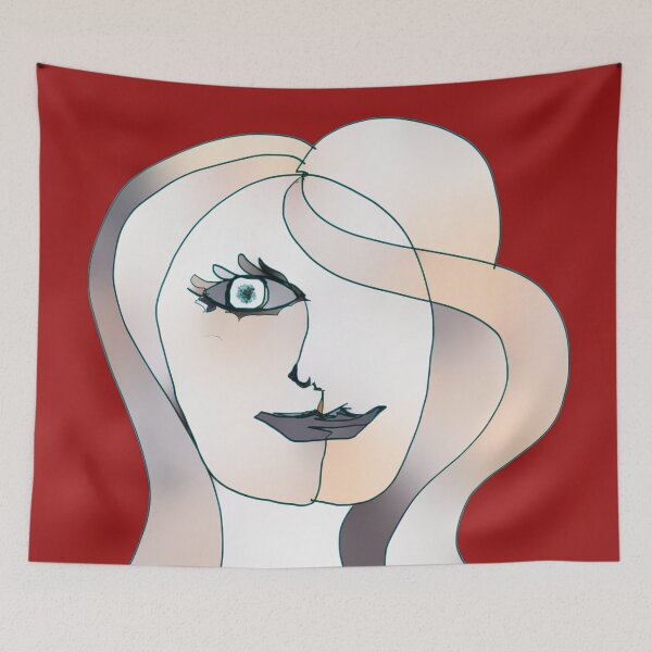 Item preview, Face of woman digital design designed and sold by Aura-E.