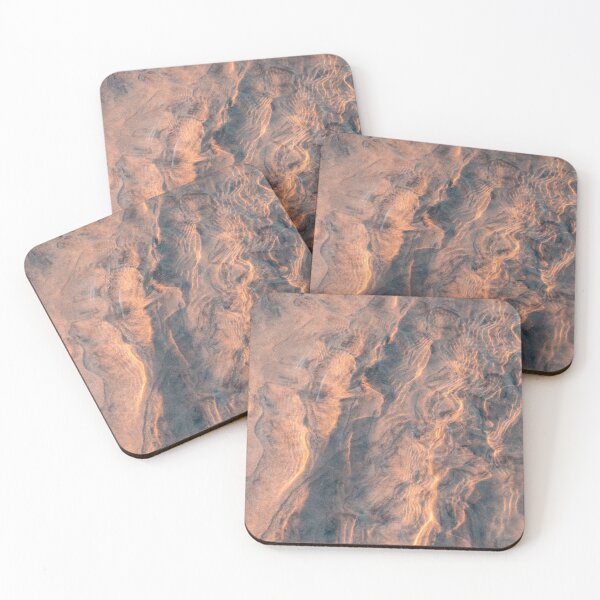 Item preview, Softly Painting Abstracts - Joyous Water Play in Rose Gold designed and sold by Georgia Mizuleva.