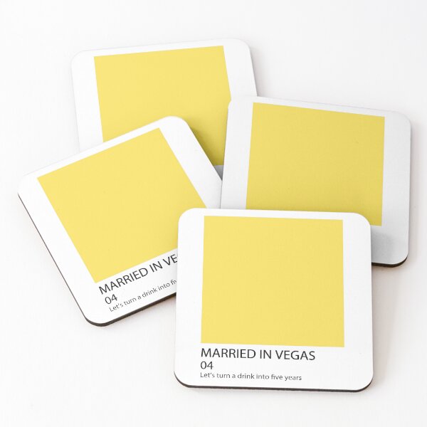 Item preview, Married In Vegas Pantone designed and sold by DotsAndDaisies.