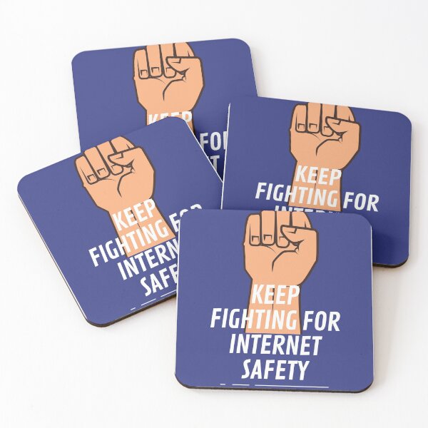 Item preview, Keep Fighting for Internet Safety designed and sold by Humanfirewall.
