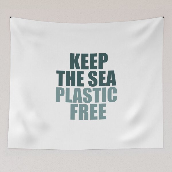 Item preview, Keep the sea plastic free designed and sold by NOARA STUDIO.
