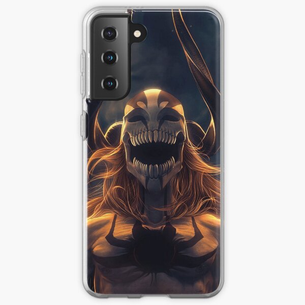 anime, bleach, character, horn, ichigo, kurosaki, mask, series. Samsung Galaxy Soft Case